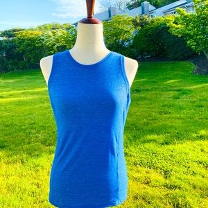 🌈Athleta Sleeveless Tank Top with Cut-out Back, Size S, Blue